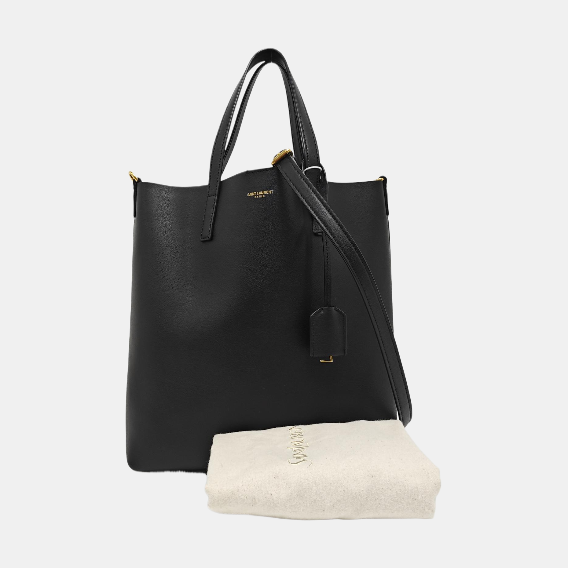 SHOPPING Calfskin Black
