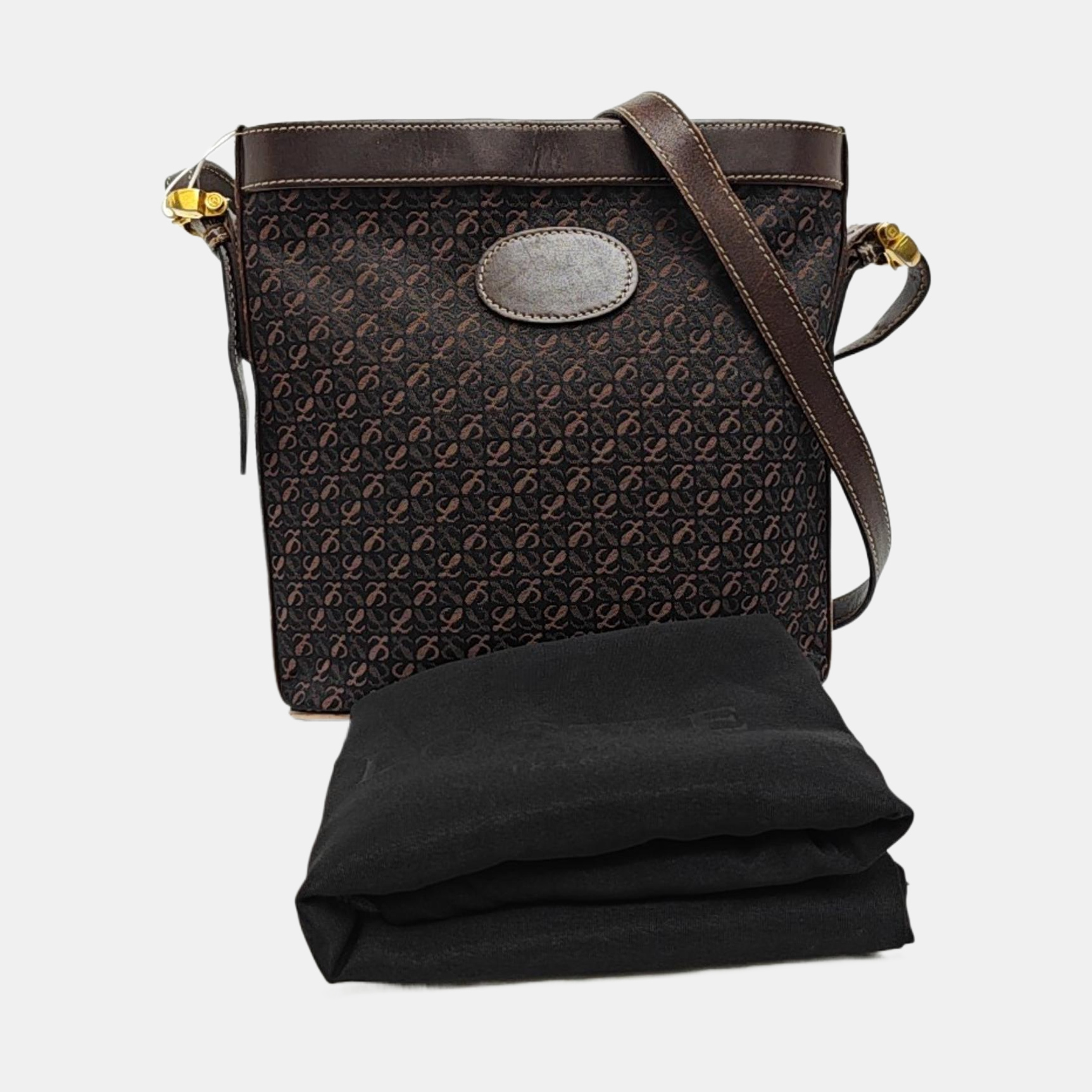 Canvas Shoulder Bag Brown