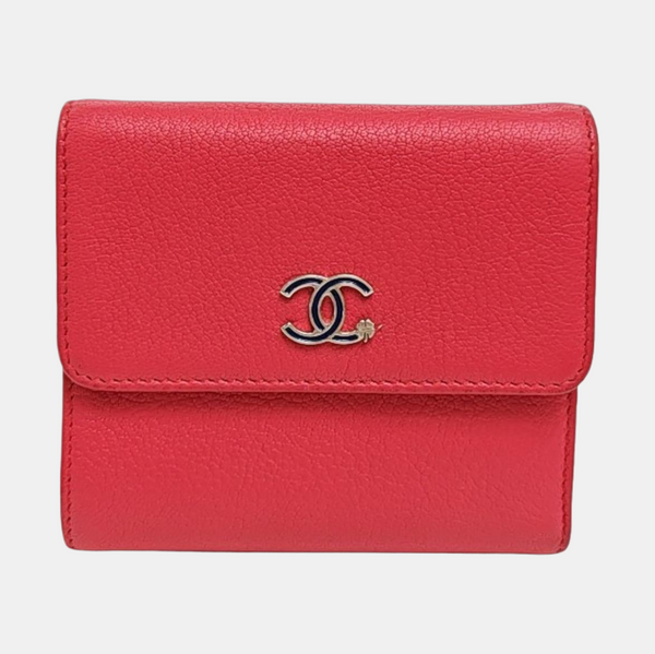 Calfskin Wallet Red