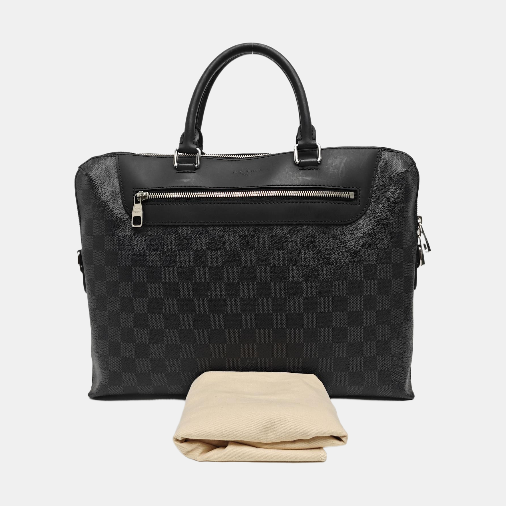 PORTE-DOCUMENTS Damier Graphite Coated Canvas Black