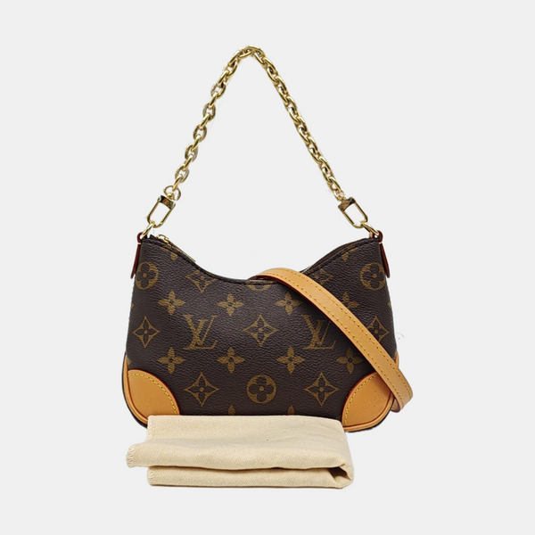 BOULOGNE Nano Monogram Coated Canvas Brown