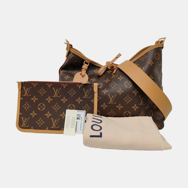 CARRYALL PM Monogram Coated Canvas Brown