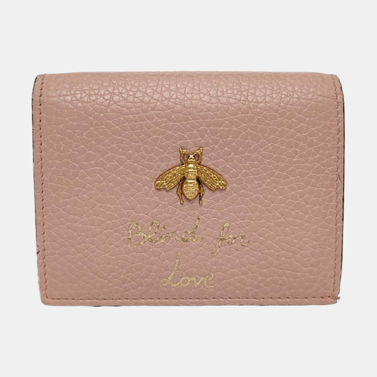 Animalier Calfskin Pink Wallet