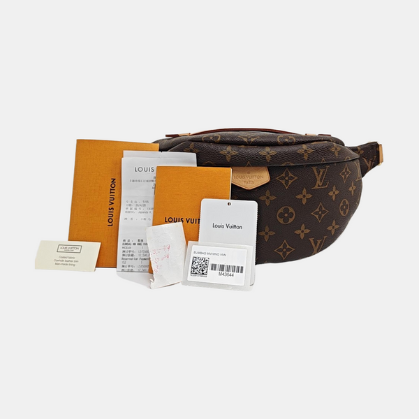BUMBAG Monogram Coated Canvas Brown