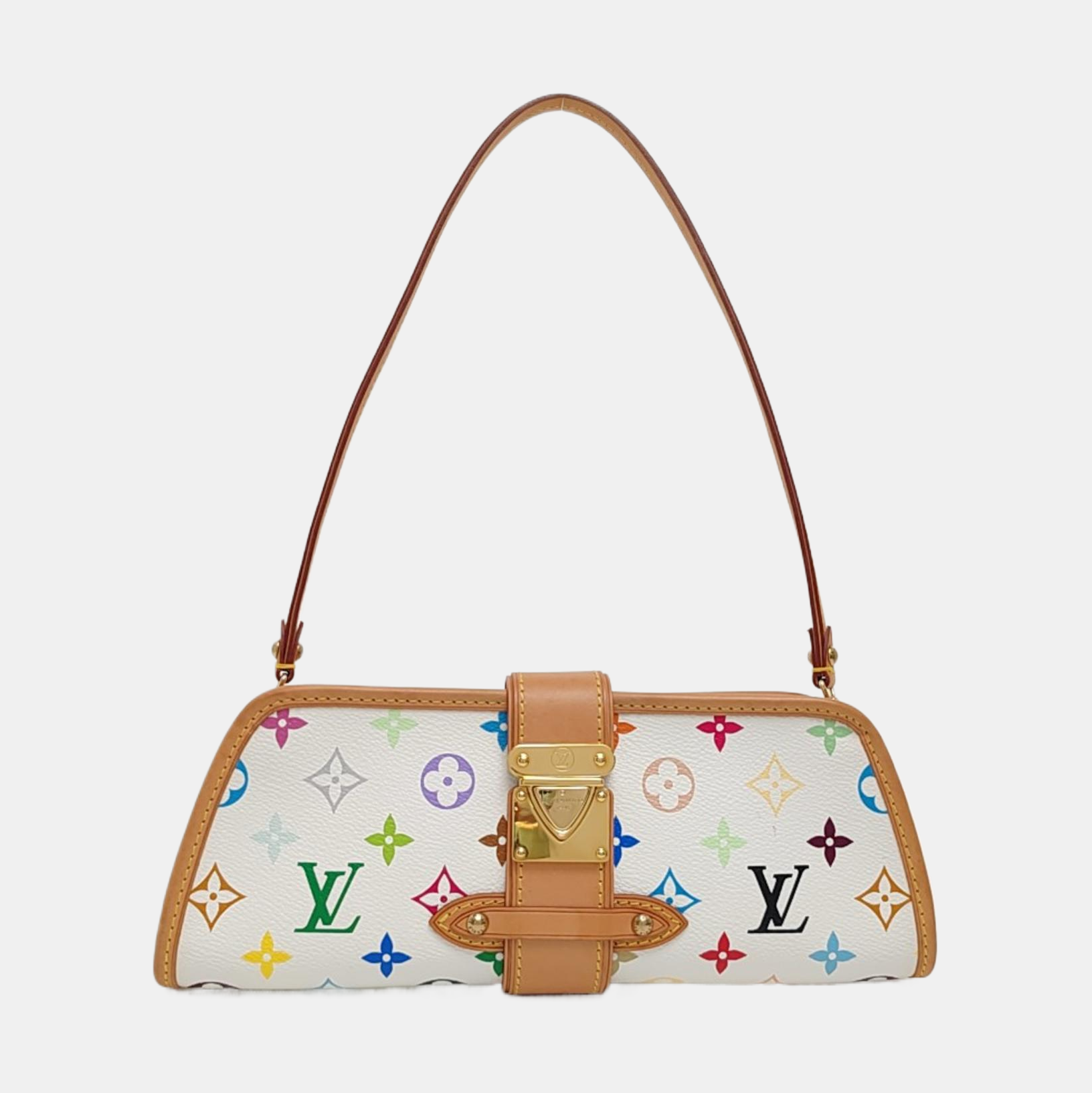 LV × TM SHIRLEY Monogram Coated Canvas White