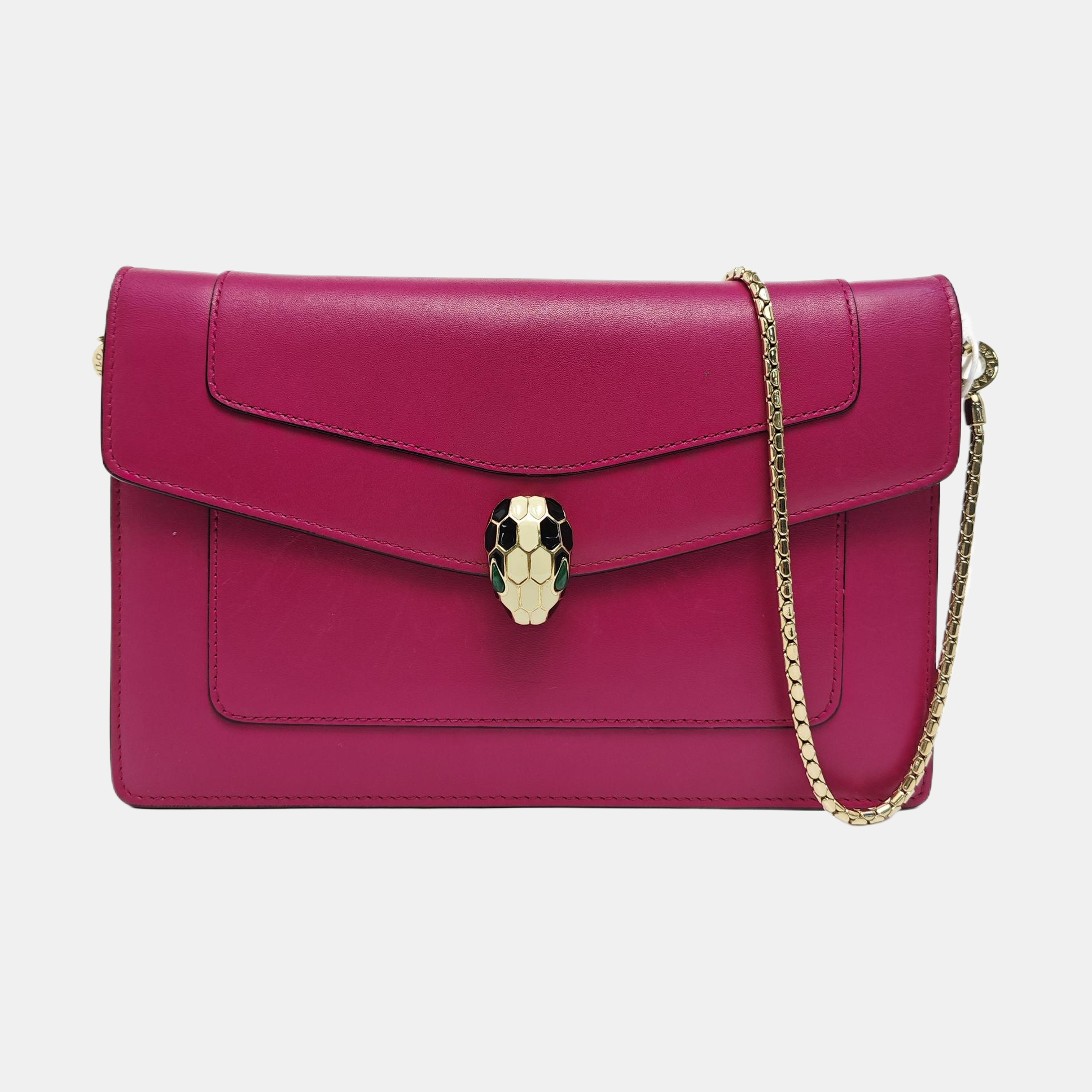 SERPENTI FOREVER Calfskin Red