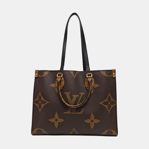 ONTHEGO MM Monogram Coated Canvas Brown
