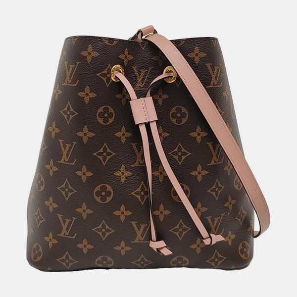 NÉONOÉ MM Monogram Coated Canvas Brown