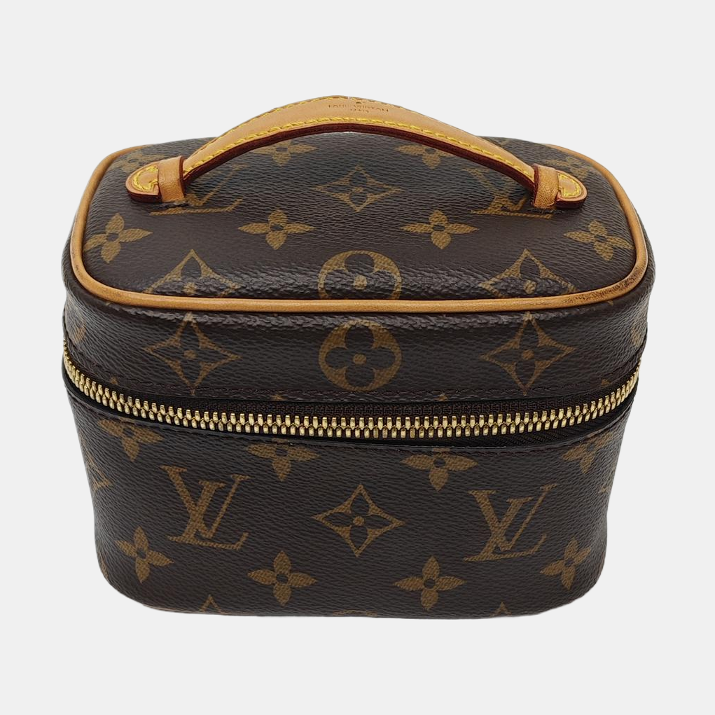 NICE Super Mini Monogram Coated Canvas Brown