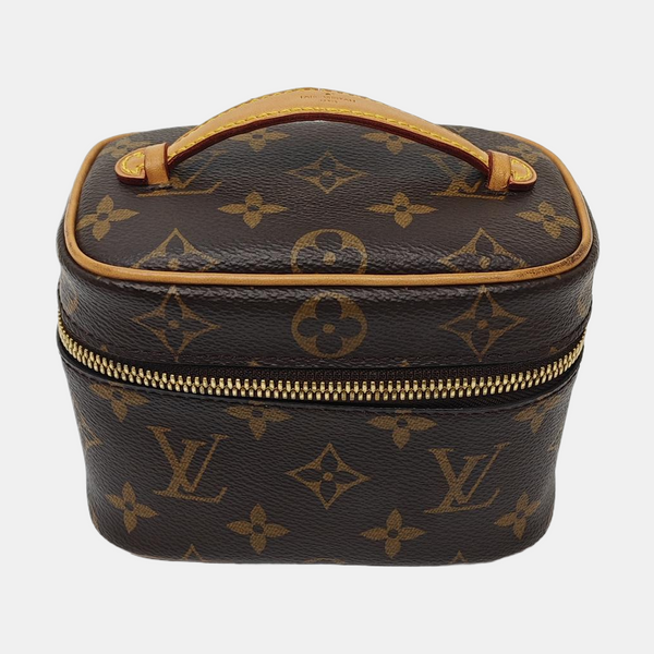 NICE Super Mini Monogram Coated Canvas Brown