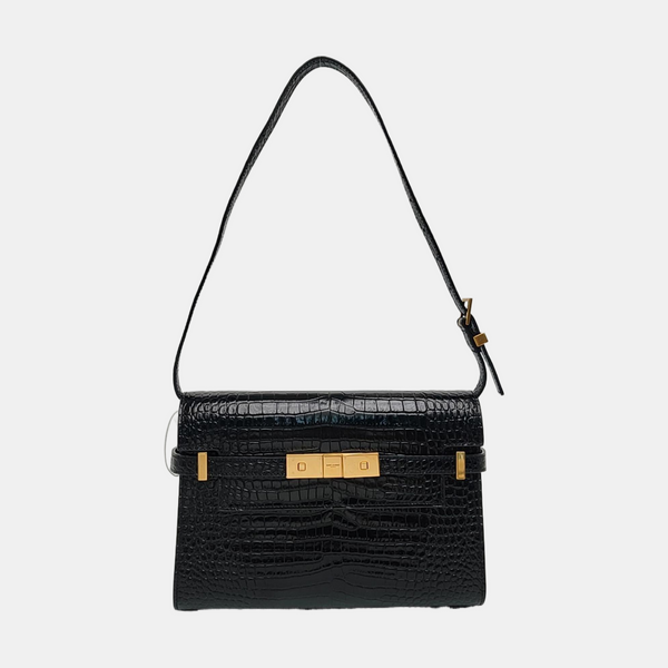 MANHATTAN Small Calfskin Black