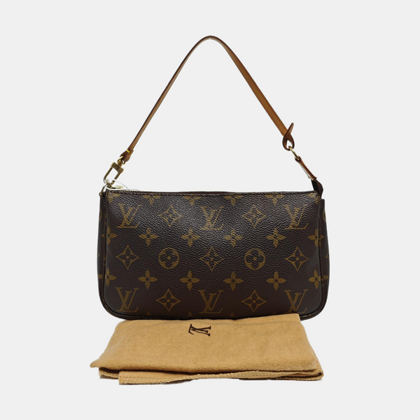 ACCESSOIRES Monogram Coated Canvas Brown