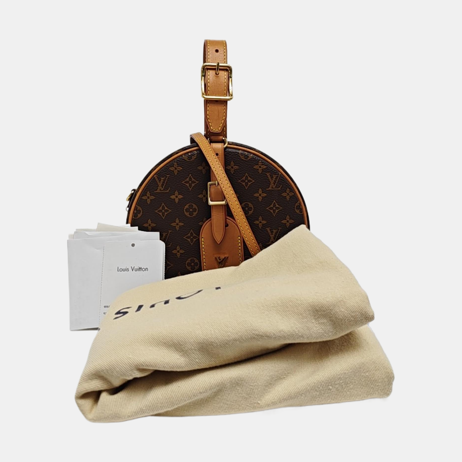 BOITE CHAPEAU PM Monogram Coated Canvas Brown
