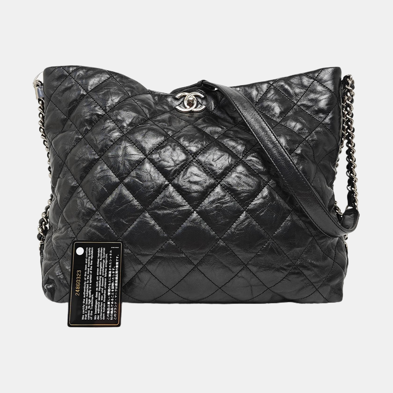 HOBO Quilted Calfskin Black
