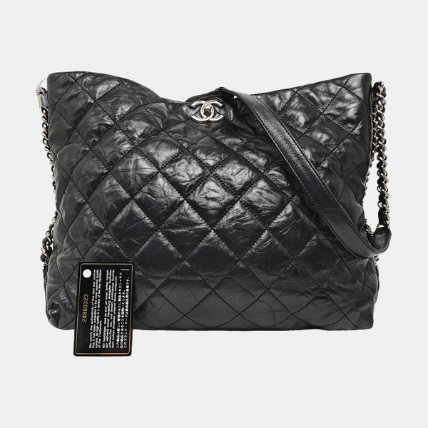 HOBO Quilted Calfskin Black