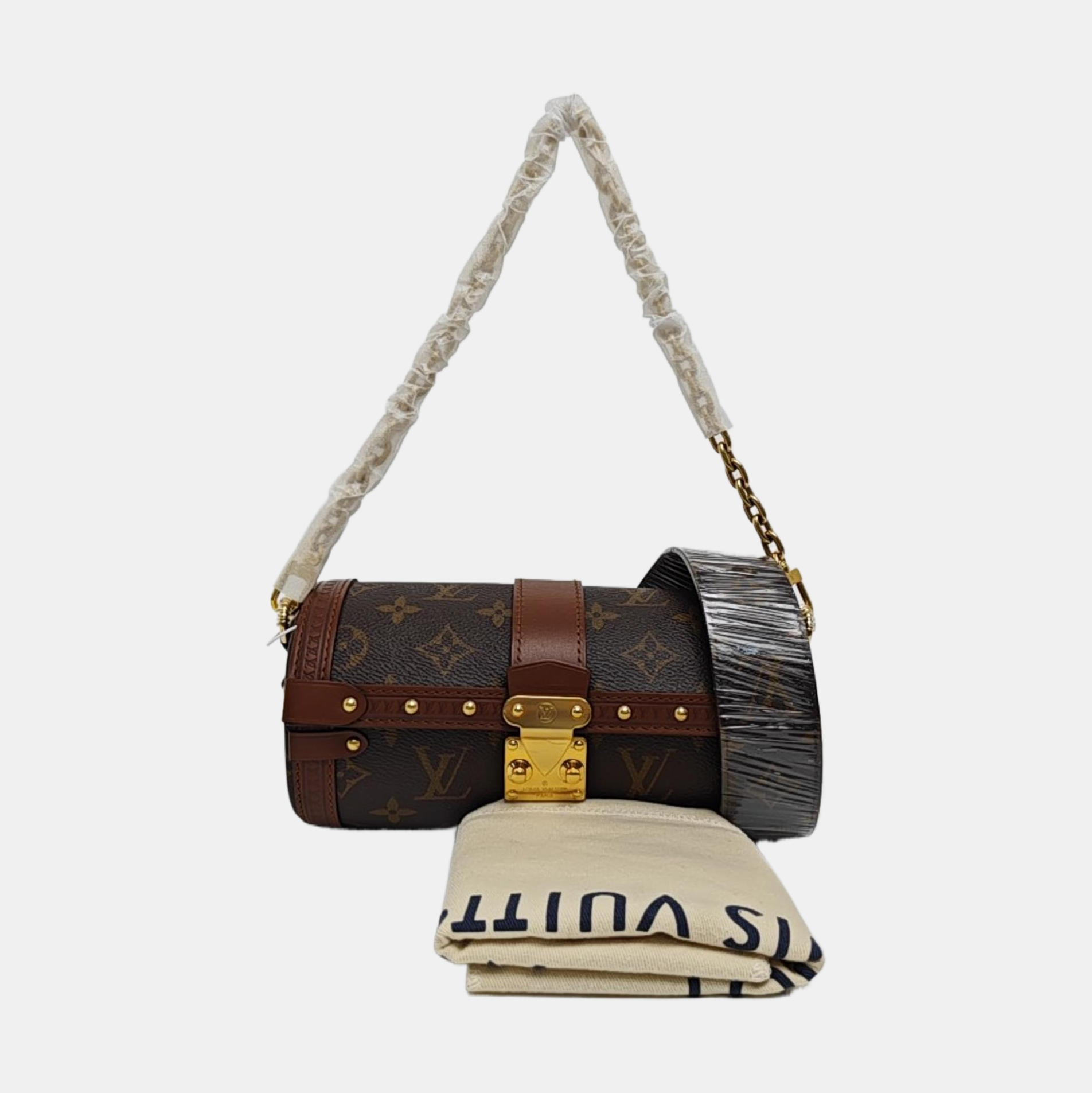 PAPILLON 19 Monogram Coated Canvas Brown