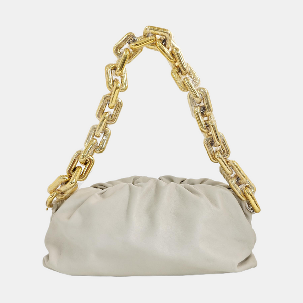 The Pouch Mini Calfskin White
