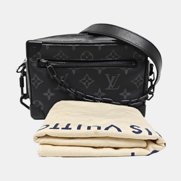 SOFT TRUNK Mini Monogram Coated Canvas Black