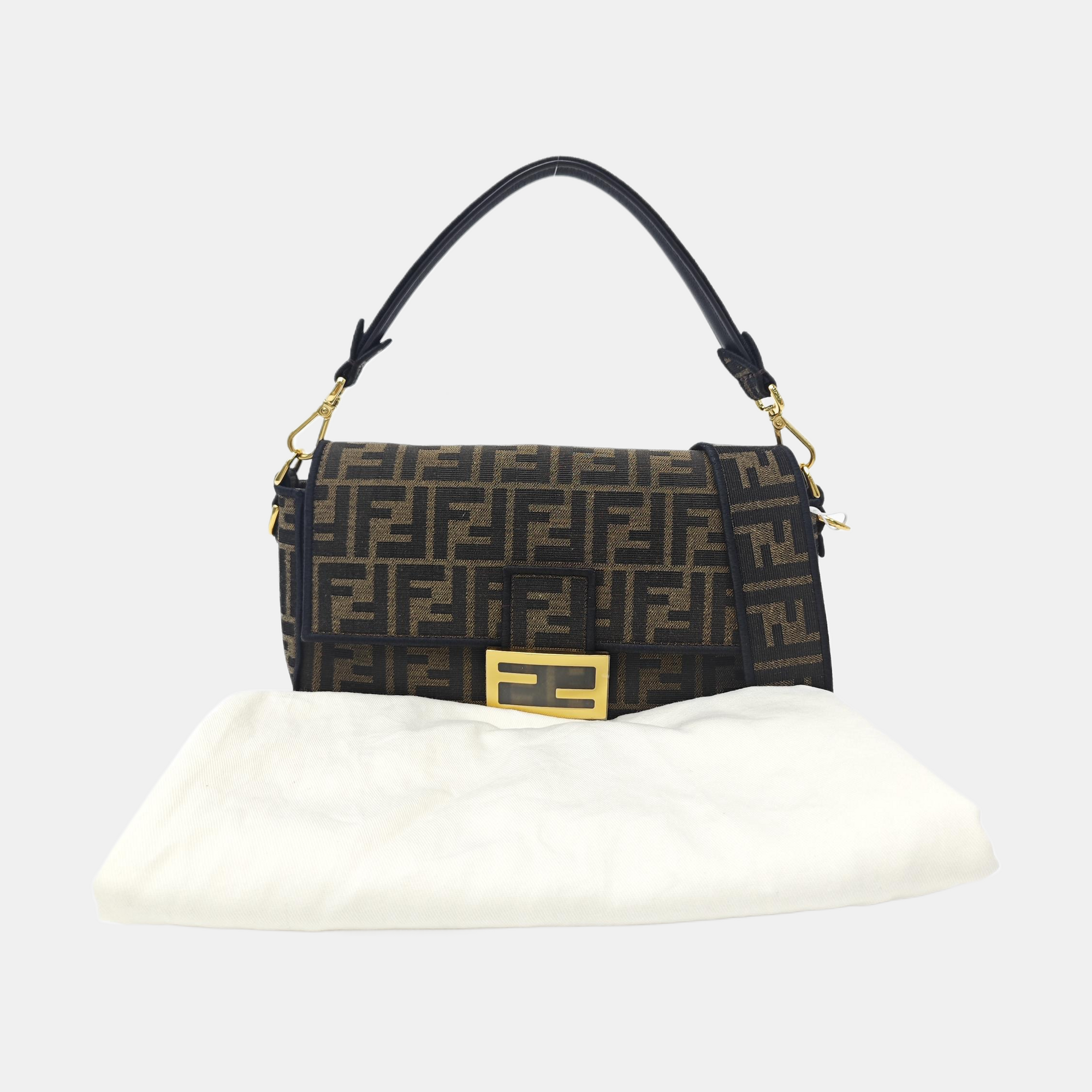 Baguette Medium Canvas Brown