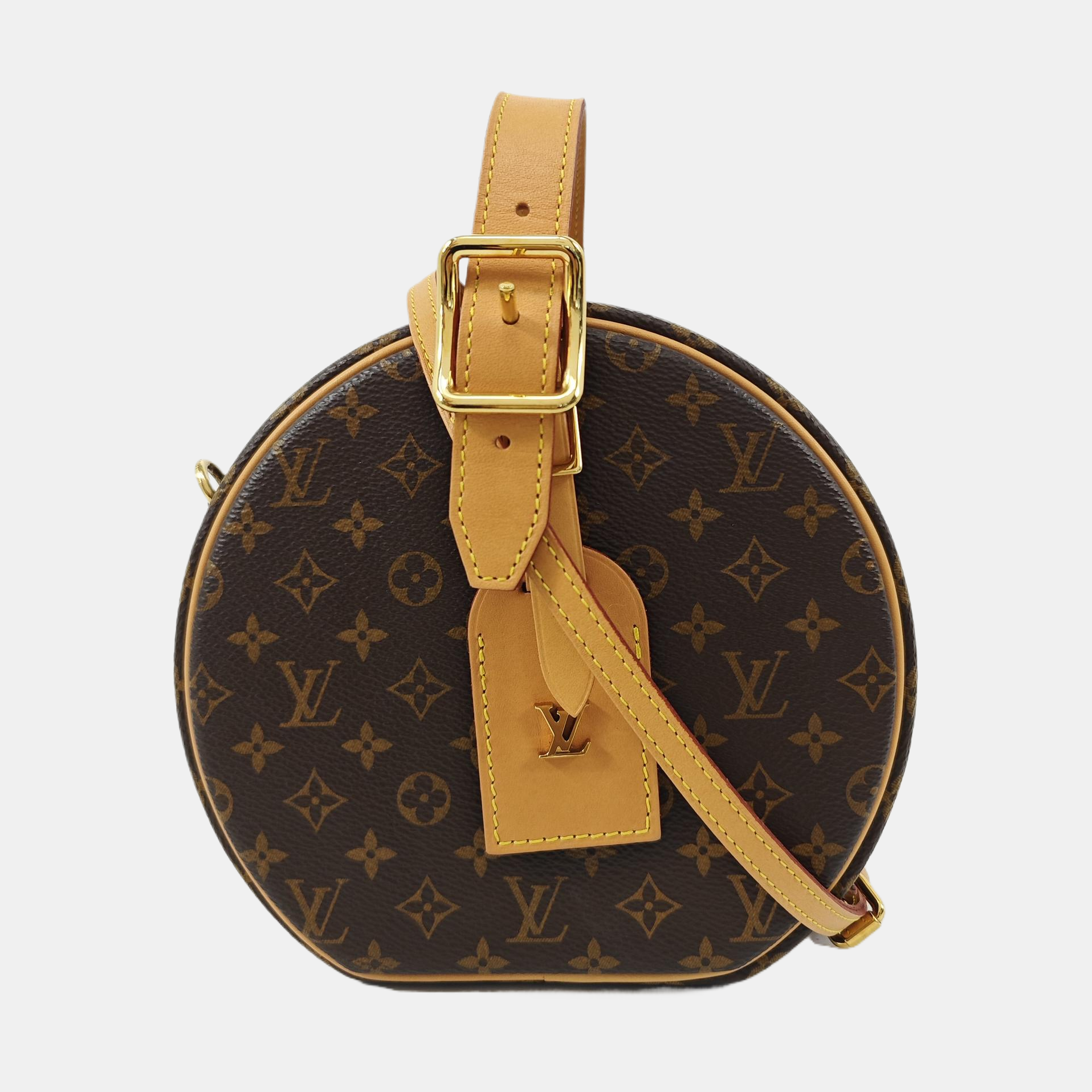 BOITE CHAPEAU PM Monogram Coated Canvas Brown
