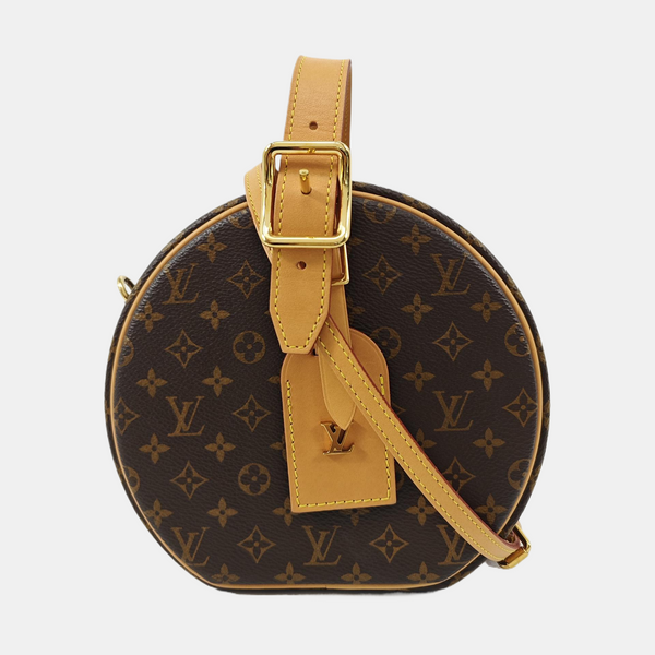 BOITE CHAPEAU PM Monogram Coated Canvas Brown