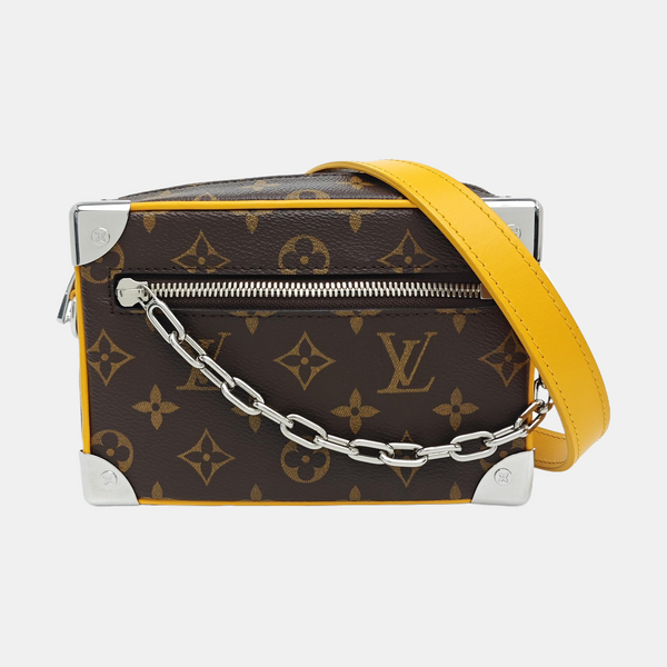 SOFT TRUNK Mini Monogram Coated Canvas Brown