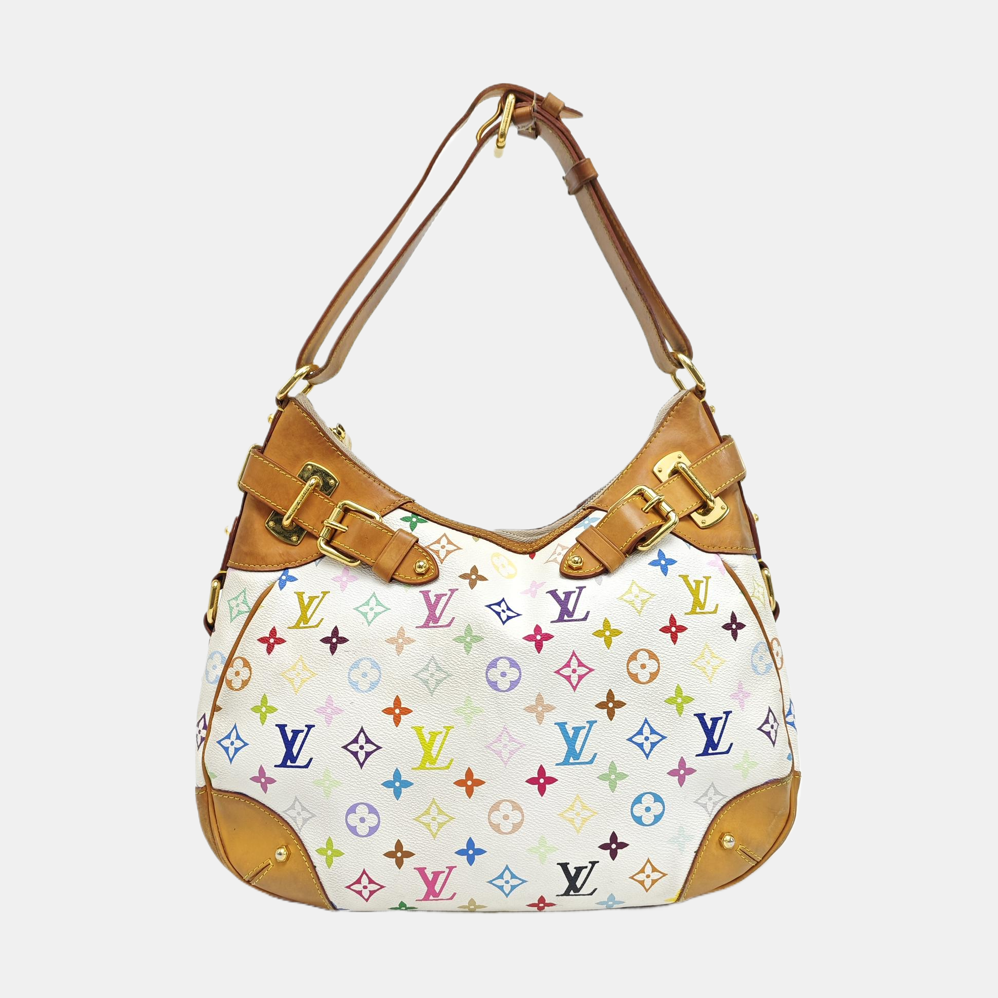 LV × TM GRETA Monogram Coated Canvas White