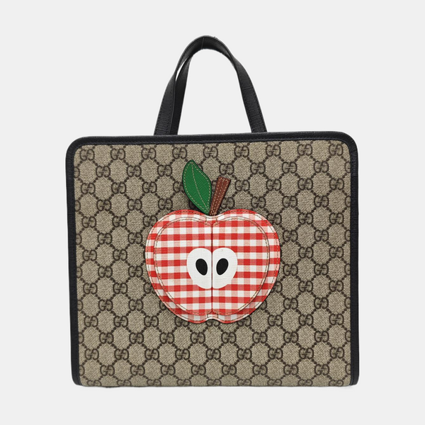 Children’s GG Bucket Monogram Coated Canvas Beige