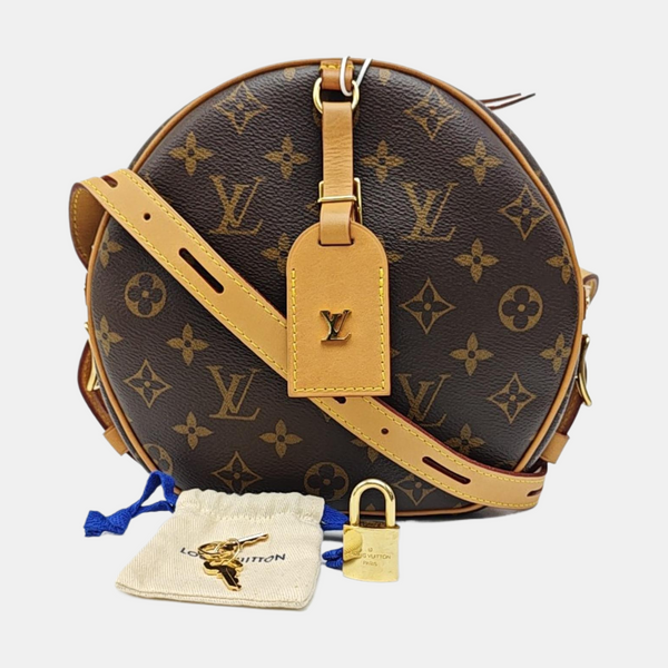 BOITE CHAPEAU MM Monogram Coated Canvas Brown