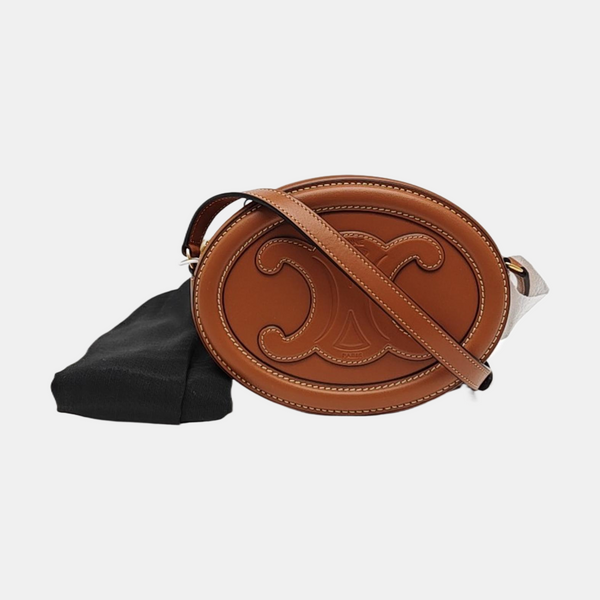 TRIOMPHE Small Calfskin Brown