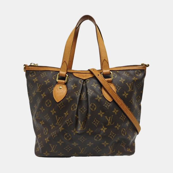 PALERMO PM Monogram Coated Canvas Brown