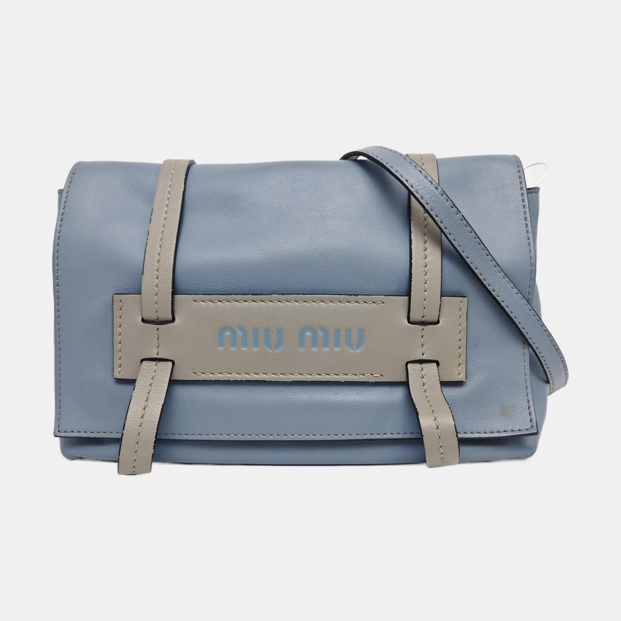 Grace Lux Calfskin Blue