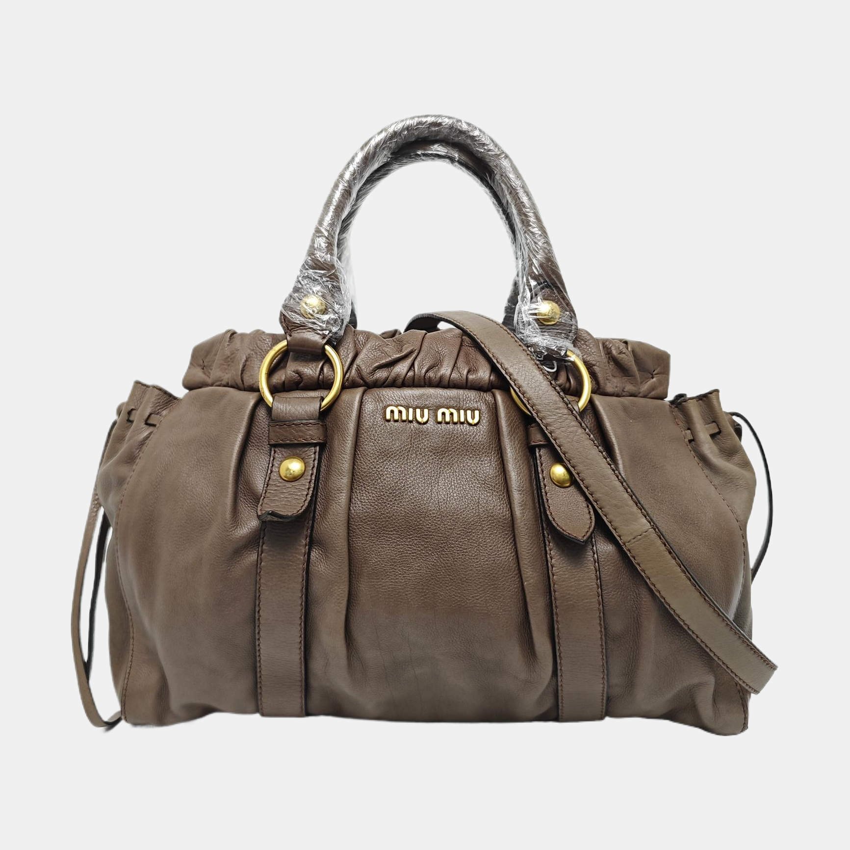 Calfskin Tote Bag Brown