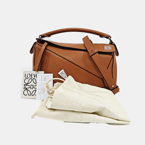 Puzzle Small Calfskin Brown