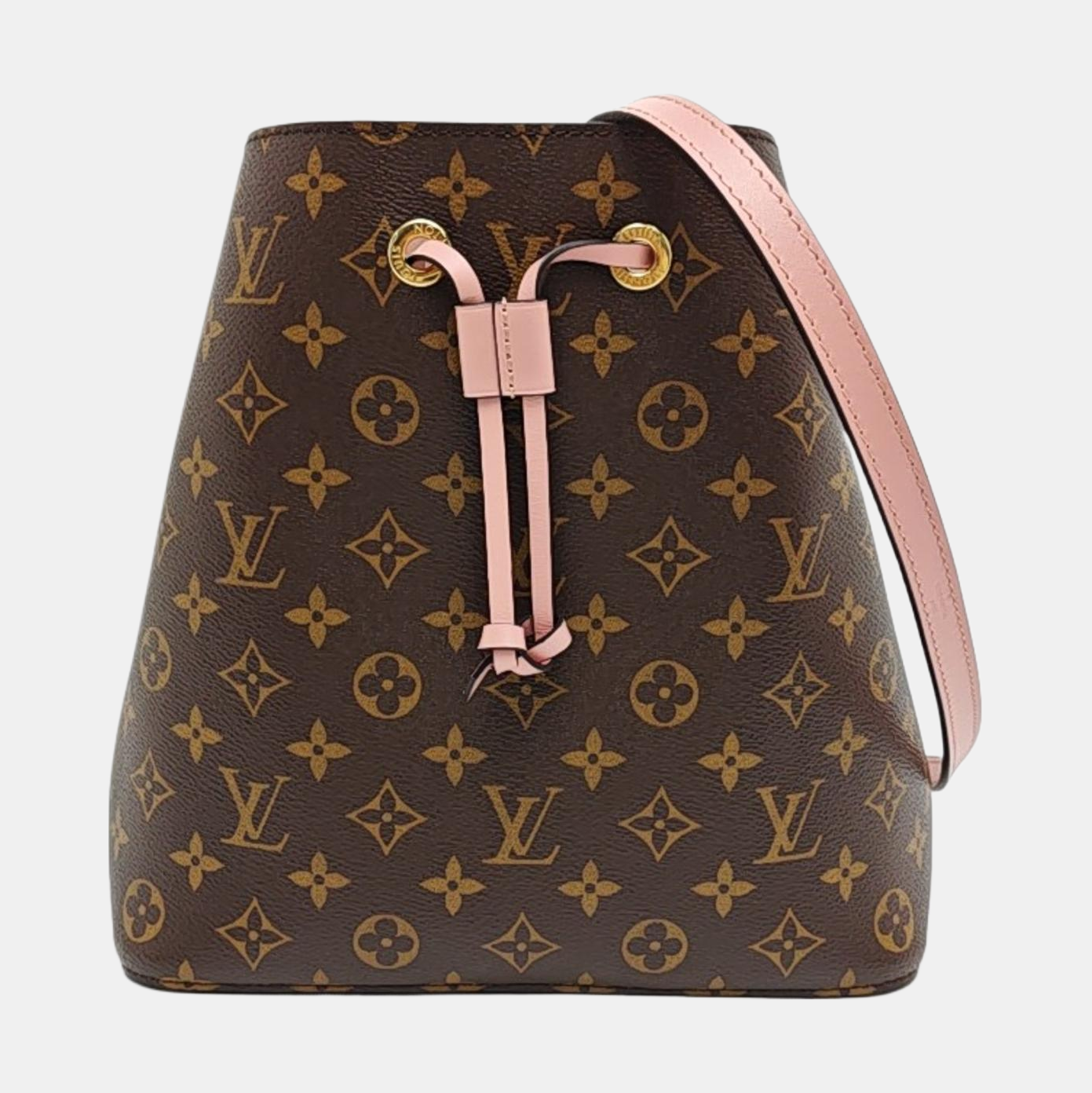 NÉONOÉ MM Monogram Coated Canvas Brown