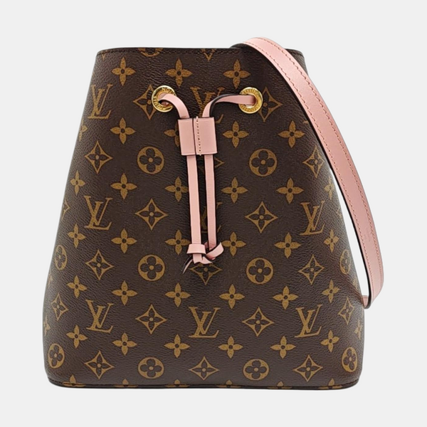 NÉONOÉ MM Monogram Coated Canvas Brown