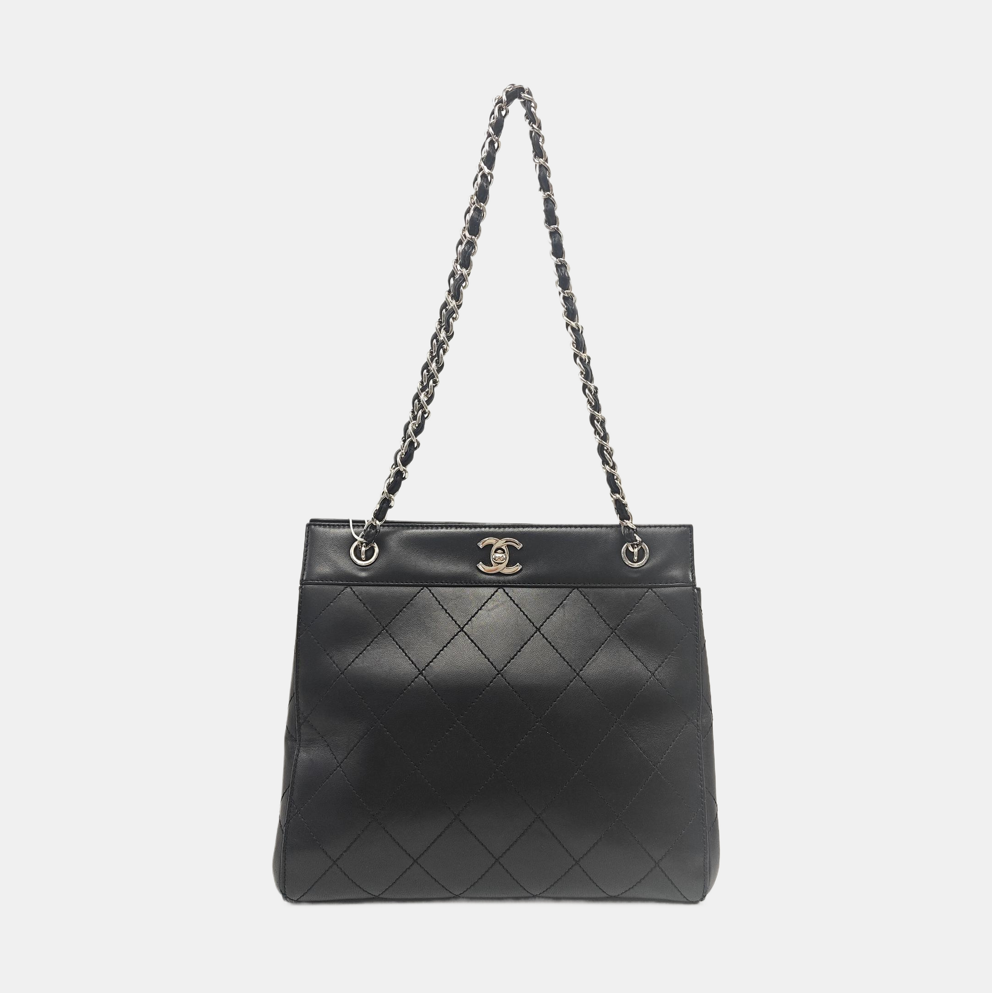 Quilted Lambskin Black