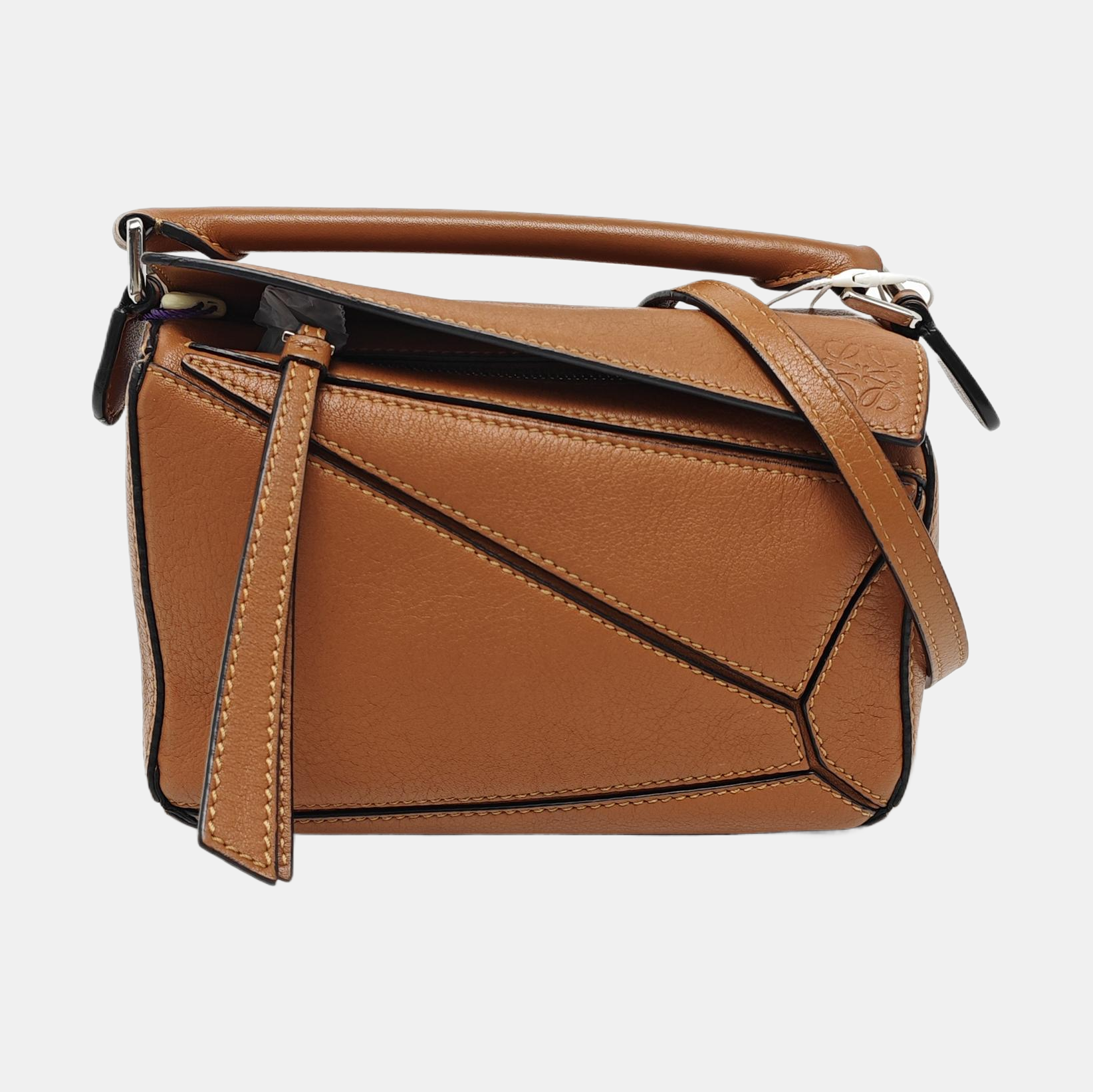 Puzzle Mini Calfskin Brown
