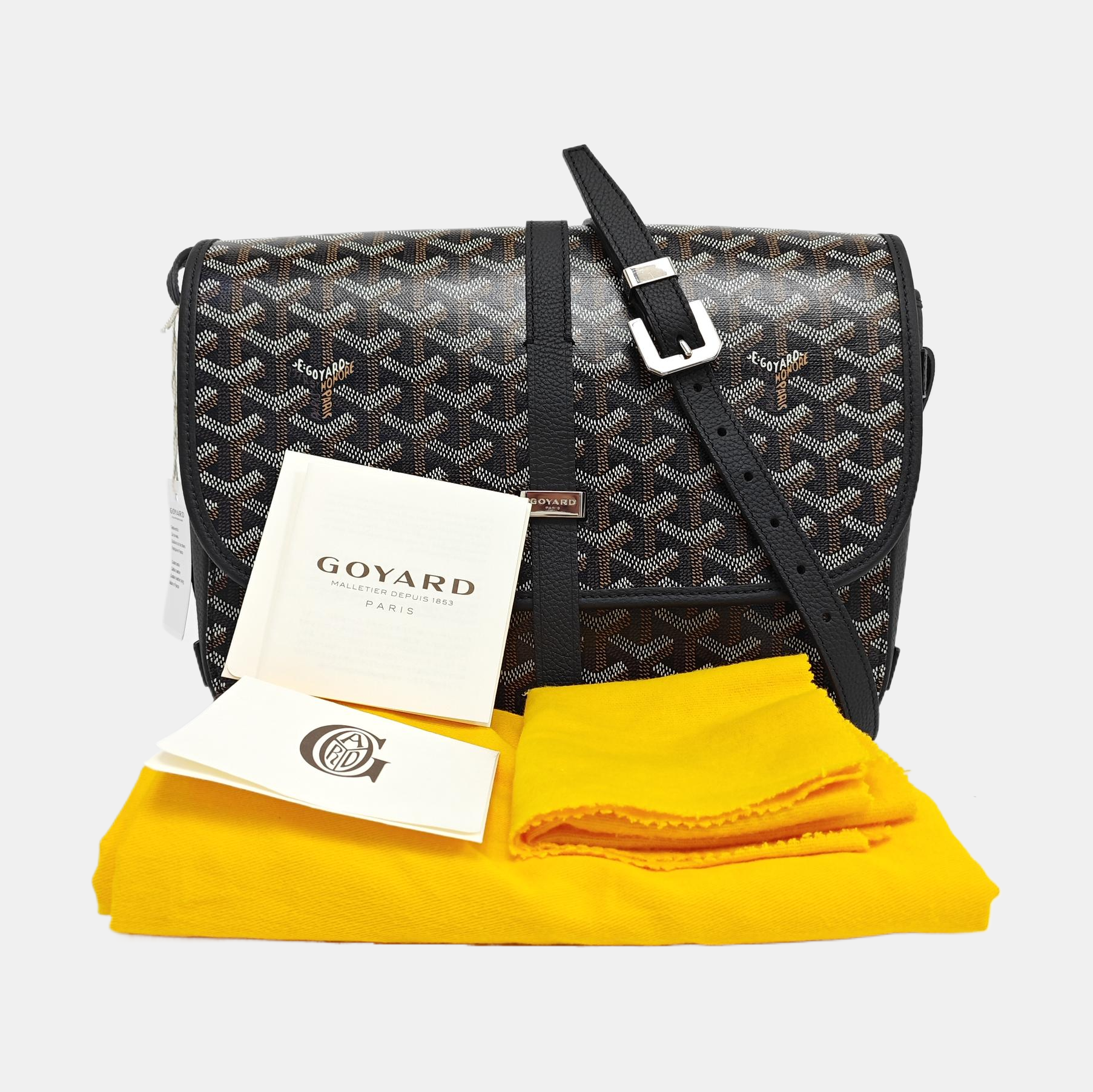 Belvedere Coated Canvas Black