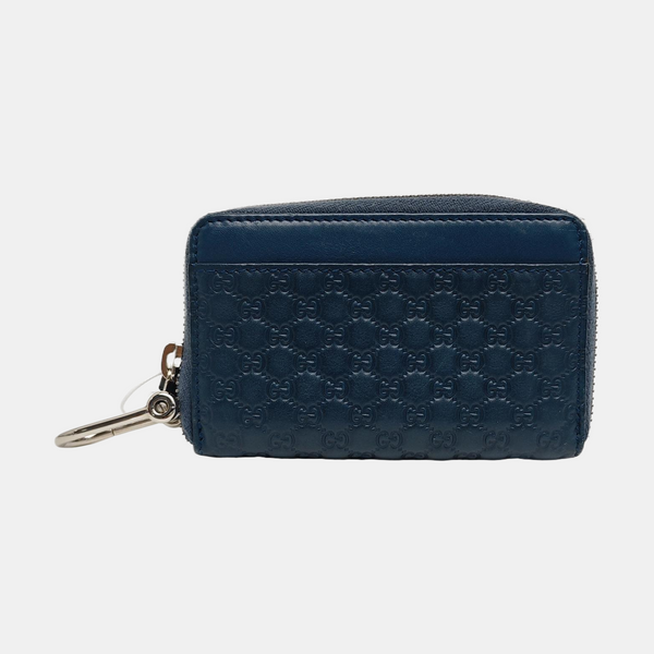 Monogram Calfskin Wallet Blue