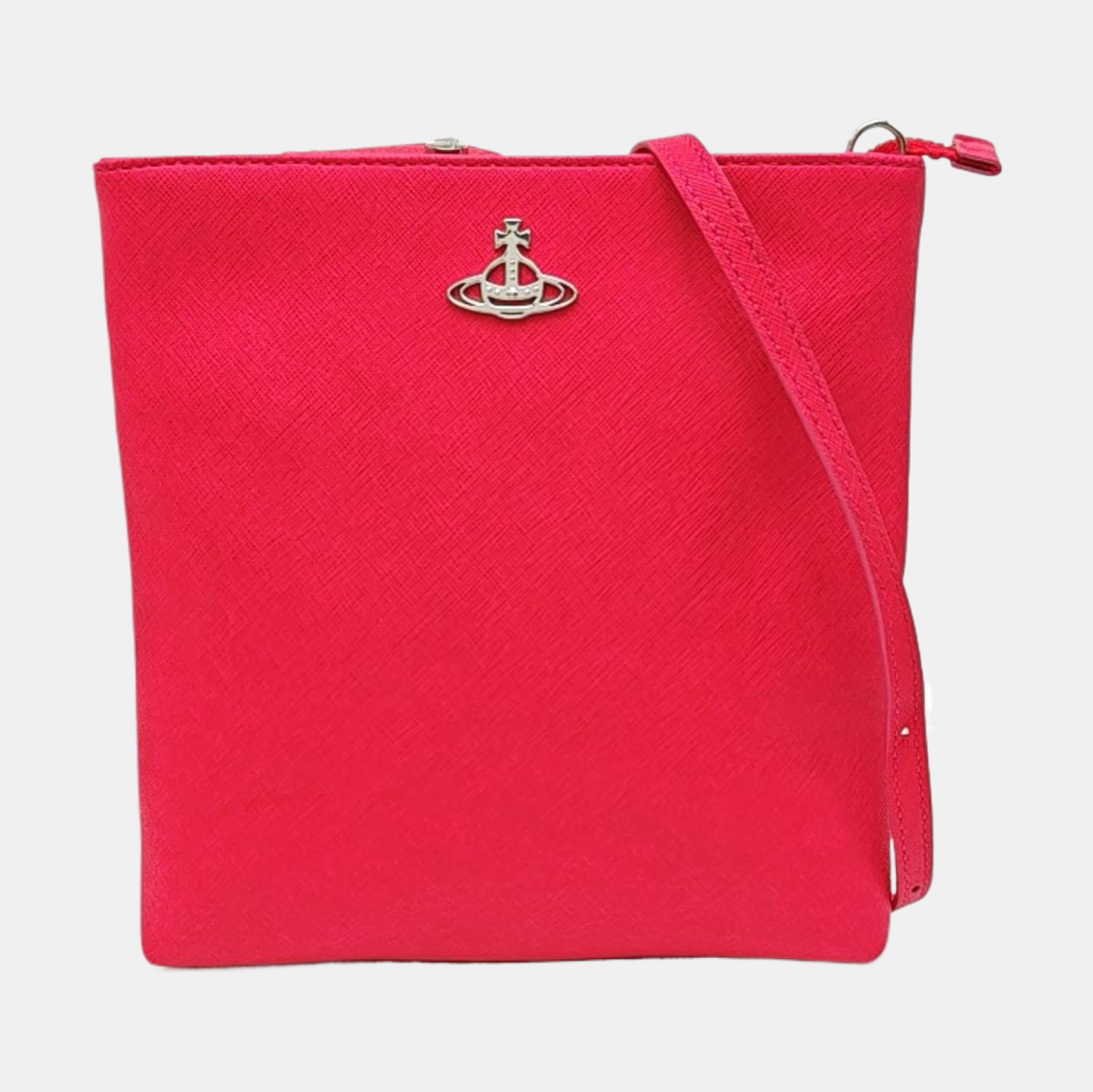 Calfskin Shoulder Bag Red
