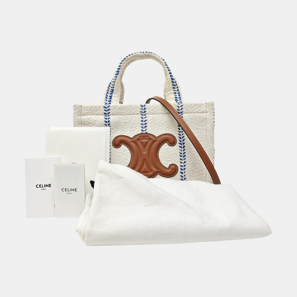 Fabric Tote Bag Small White