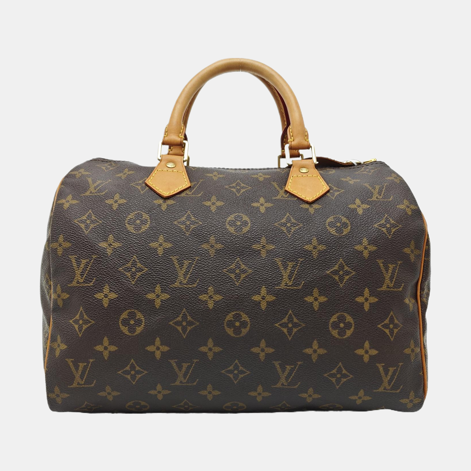 SPEEDY 30 Monogram Coated Canvas Brown