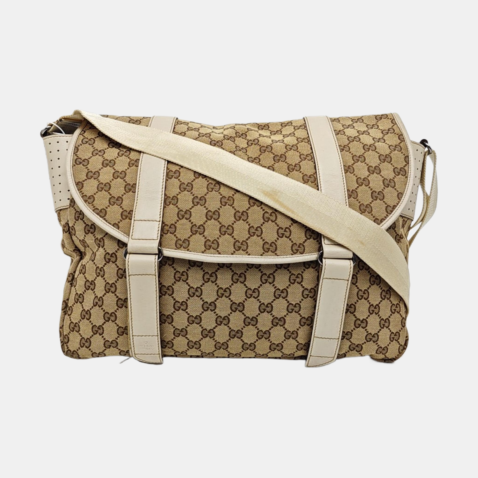 Monogram Canvas Crossbody Bag Large Black