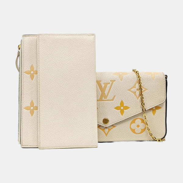 FÉLICIE Monogram Calfskin Yellow