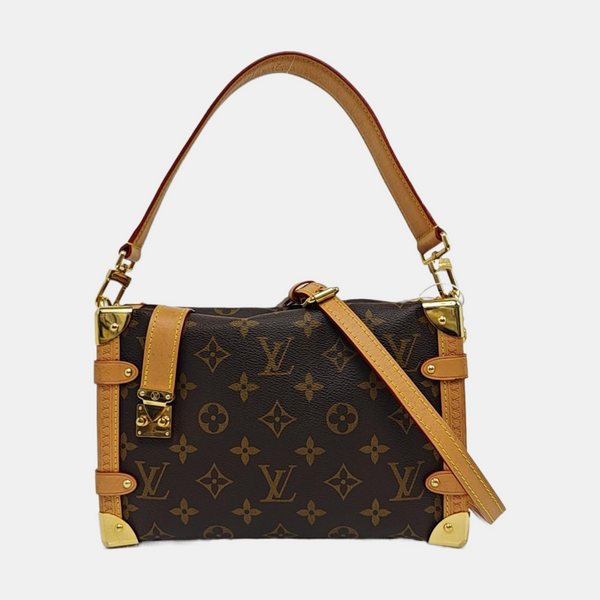 SIDE TRUNK MM Monogram Coated Canvas Brown