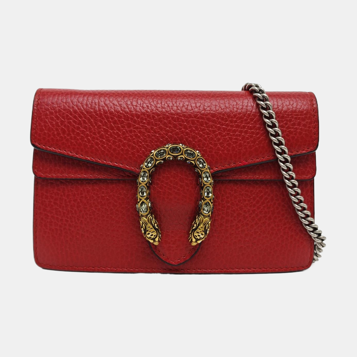 Dionysus Super Mini Calfskin Red