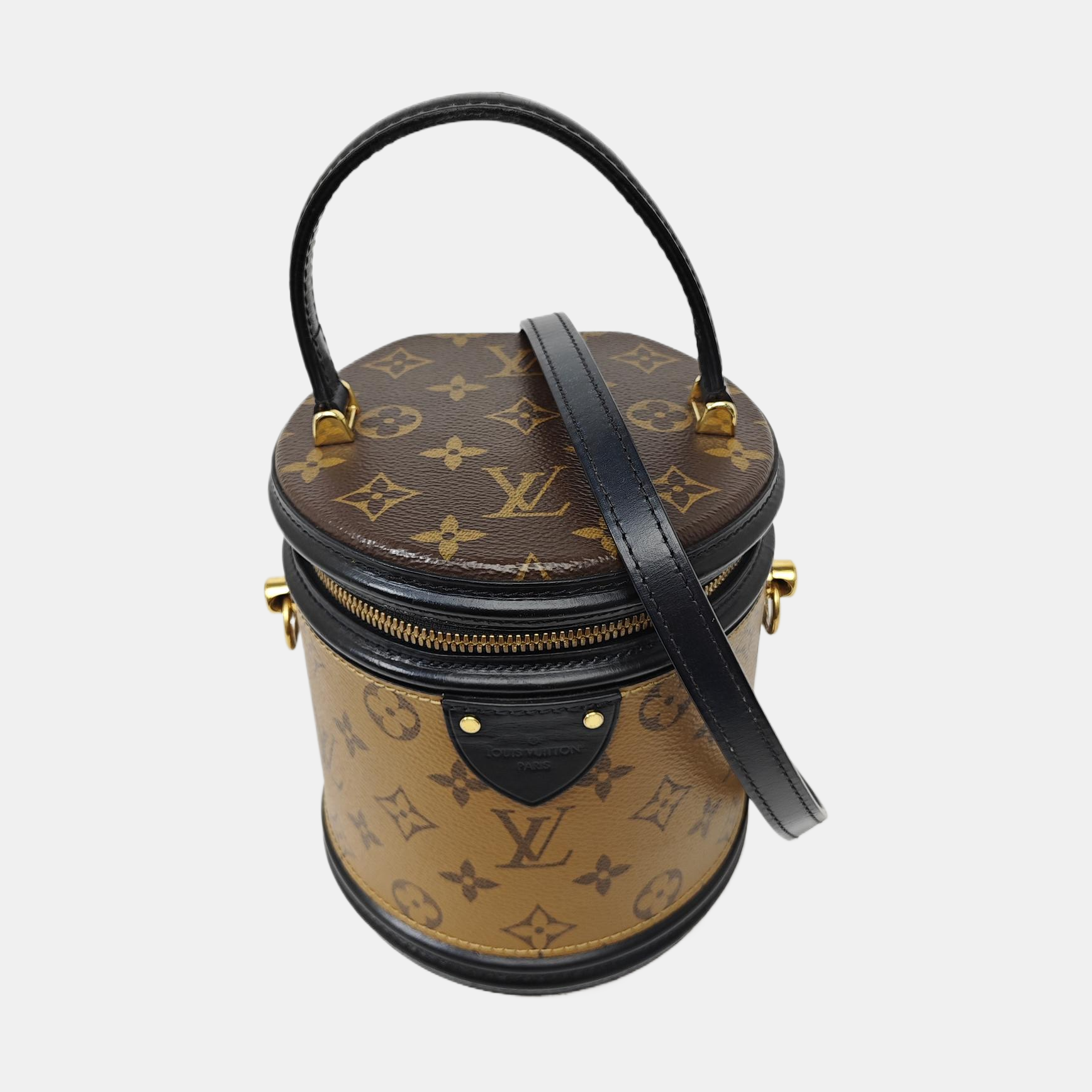 CANNES PM Monogram Coated Canvas Brown