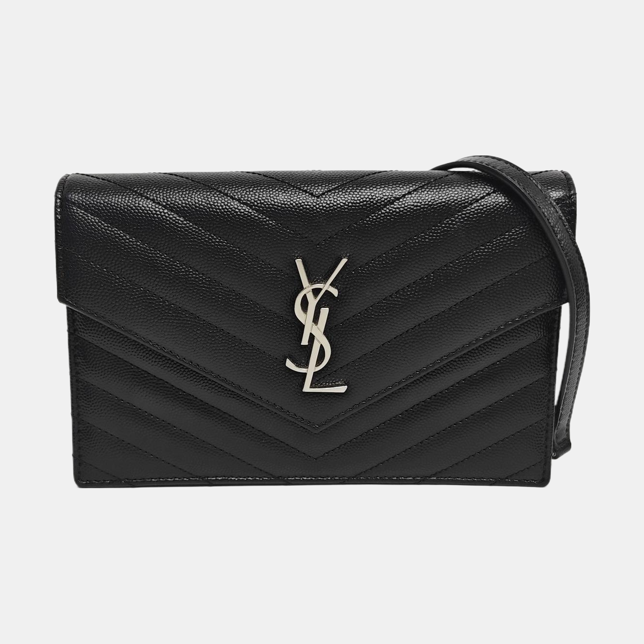 MONOGRAM WOC Chevron Calfskin Black