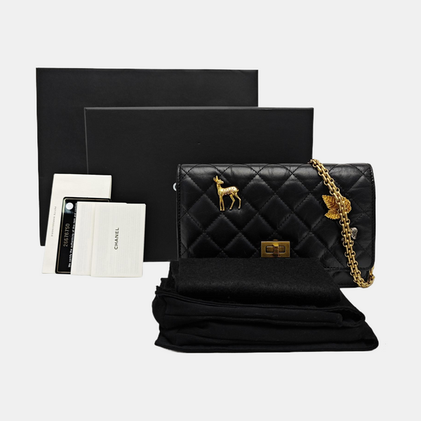 2.55 Quilted Calfskin Black